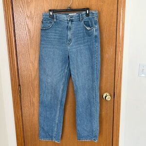 Abercrombie and Fitch Curve Love Ankle Straight Ultra High Rise Jean